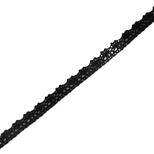 Spitzenband 10 Yards bestickte Baumwollspitzenbänder Netzstoffbesätze DIY Nähen Handarbeit Bastelmaterialien Kuchen Party Dekore für Handwerk Hochzeit(21) von QAUUCP
