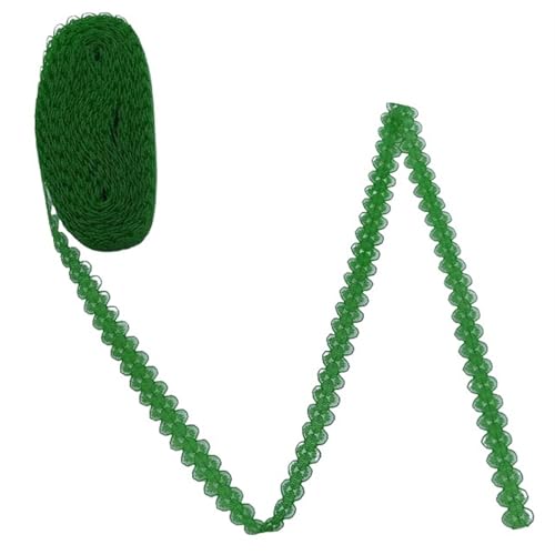 Spitzenband 10 m Spitzenbesatz, beidseitiges Band, Stoff, besticktes Netz for Röcke, Hochzeitskleider, Nähbesätze, Zubehör, Breite 14 mm für Handwerk Hochzeit(Color3) von QAUUCP