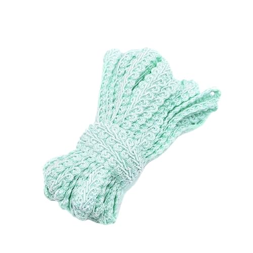 Spitzenband 12M Spitzenbesatzband aus Polyester, geflochtene Spitze, for Nähen von Kleidung, Zubehör, geschwungene Spitze, DIY-Handwerk, Hochzeitsdeko für Handwerk Hochzeit(F11) von QAUUCP