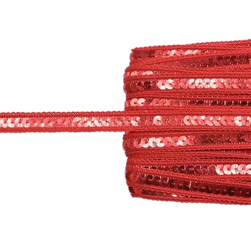 Spitzenband 25 m glänzendes Paillettenband, Spitzenbesatz, Stoff for Kleider, Kleidung, handgefertigt, DIY-Bastelarbeiten, Spitzenband, Stoff, Kleidungsstücke, Nähzubehör für Handwerk Hochzeit(B07) Spitzenband 25 m glänzendes Paillettenband, Spitzenbesatz, Stoff for Kleider, Kleidung, handgefertigt, DIY-Bastelarbeiten, Spitzenband, Stoff, Kleidungsstücke, Nähzubehör für Handwerk Hochzeit(B07) von QAUUCP