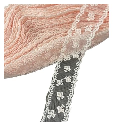 Spitzenband 30 Yards/Lot 38mm Spitzenband Wunderschöne bestickte Organza-Spitzendekoration Kleid Kragen Kopfbedeckung Nähen Besatz für Handwerk Hochzeit(Color1) von QAUUCP