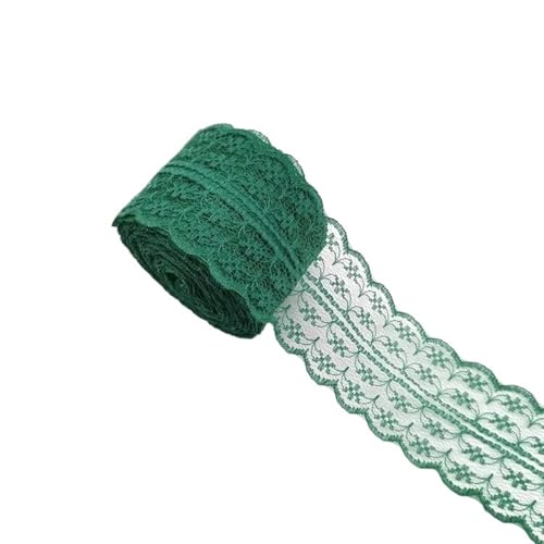 Spitzenband 4,5 cm Spitzenband Spitzenband DIY Basteln Bandbesatz for Nähen von Blumenband für Handwerk Hochzeit(Color7) von QAUUCP