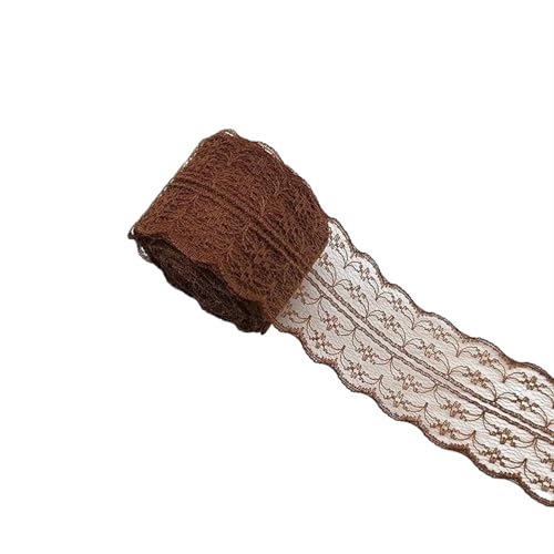 Spitzenband 4,5 cm Spitzenband Spitzenband DIY Basteln Bandbesatz for Nähen von Blumenband für Handwerk Hochzeit(Color9) von QAUUCP