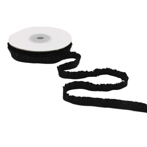 Spitzenband 5 Yards Plissee Stretch Spitze Trim Band gekräuselt elastische Band Kopf kleid Geschenk Box Schleife dekorative DIY Handwerk liefert für Handwerk Hochzeit(04) von QAUUCP