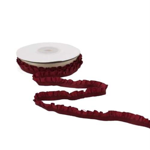 Spitzenband 5 Yards Plissee Stretch Spitze Trim Band gekräuselt elastische Band Kopf kleid Geschenk Box Schleife dekorative DIY Handwerk liefert für Handwerk Hochzeit(05) von QAUUCP