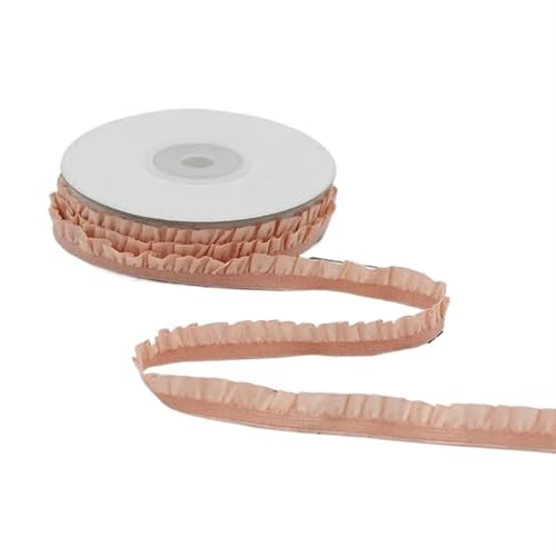 Spitzenband 5 Yards Plissee Stretch Spitze Trim Band gekräuselt elastische Band Kopf kleid Geschenk Box Schleife dekorative DIY Handwerk liefert für Handwerk Hochzeit(09) von QAUUCP