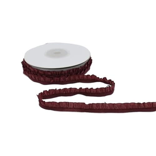 Spitzenband 5 Yards Plissee Stretch Spitze Trim Band gekräuselt elastische Band Kopf kleid Geschenk Box Schleife dekorative DIY Handwerk liefert für Handwerk Hochzeit(12) von QAUUCP