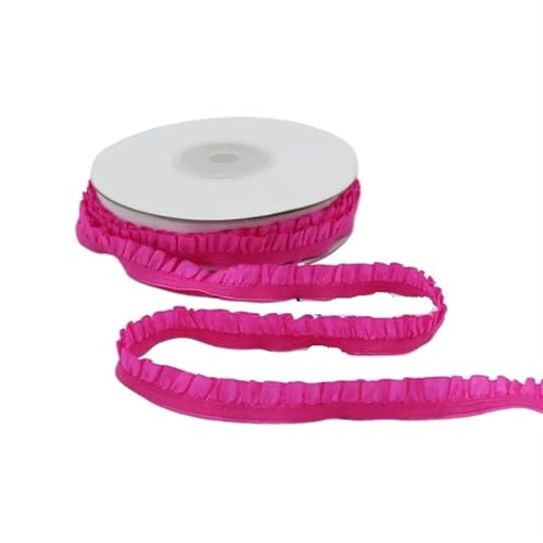 Spitzenband 5 Yards Plissee Stretch Spitze Trim Band gekräuselt elastische Band Kopf kleid Geschenk Box Schleife dekorative DIY Handwerk liefert für Handwerk Hochzeit(15) von QAUUCP