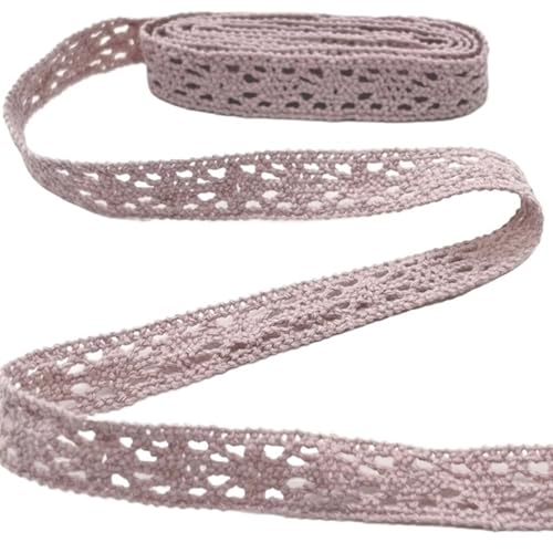 Spitzenband 5 m gehäkelte Gurtbänder aus Baumwolle mit Spitzenbesatz for handgefertigte DIY-Näharbeiten, Kleidungsstücke, Accessoires, Hochzeitsdeko, Geschenkartikel, Blumenverpackung für Handwerk Hoc Spitzenband 5 m gehäkelte Gurtbänder aus Baumwolle mit Spitzenbesatz for handgefertigte DIY-Näharbeiten, Kleidungsstücke, Accessoires, Hochzeitsdeko, Geschenkartikel, Blumenverpackung für Handwerk Hoc von QAUUCP