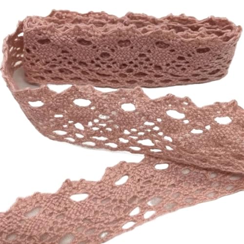 Spitzenband 5 m gehäkelte Gurtbänder aus Baumwolle mit Spitzenbesatz for handgefertigte DIY-Näharbeiten, Kleidungsstücke, Accessoires, Hochzeitsdeko, Geschenkartikel, Blumenverpackung für Handwerk Hoc Spitzenband 5 m gehäkelte Gurtbänder aus Baumwolle mit Spitzenbesatz for handgefertigte DIY-Näharbeiten, Kleidungsstücke, Accessoires, Hochzeitsdeko, Geschenkartikel, Blumenverpackung für Handwerk Hoc von QAUUCP