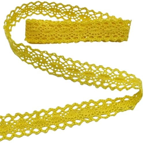 Spitzenband 5 m gehäkelte Gurtbänder aus Baumwolle mit Spitzenbesatz for handgefertigte DIY-Näharbeiten, Kleidungsstücke, Accessoires, Hochzeitsdeko, Geschenkartikel, Blumenverpackung für Handwerk Hoc Spitzenband 5 m gehäkelte Gurtbänder aus Baumwolle mit Spitzenbesatz for handgefertigte DIY-Näharbeiten, Kleidungsstücke, Accessoires, Hochzeitsdeko, Geschenkartikel, Blumenverpackung für Handwerk Hoc von QAUUCP