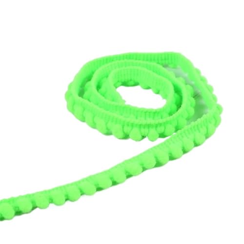 Spitzenband 50 Yards Tiny Ball Fringe Trim Lace Trim Ball Fringe Ribbon for DIY Craft Vorhang Tuch Nähzubehör für Handwerk Hochzeit(28) von QAUUCP