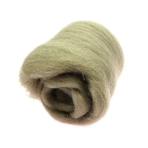 Wolle zum Nadelfilzen 200 g Wollfaser for Nadelfilzen, Nassfilzen, Wollfilzen, handgefertigtes Spinnen, DIY-Bastelmaterial Für Anfänger(21) von QAUUCP