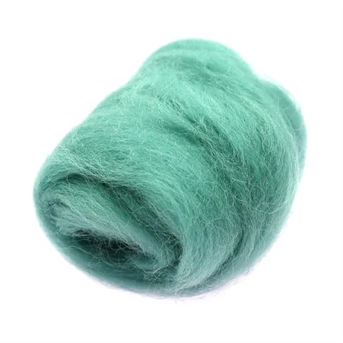 Wolle zum Nadelfilzen 200 g Wollfaser for Nadelfilzen, Nassfilzen, Wollfilzen, handgefertigtes Spinnen, DIY-Bastelmaterial Für Anfänger(22) von QAUUCP