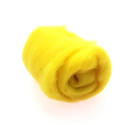 Wolle zum Nadelfilzen 200 g Wollfaser for Nadelfilzen, Nassfilzen, Wollfilzen, handgefertigtes Spinnen, DIY-Bastelmaterial Für Anfänger(27) von QAUUCP