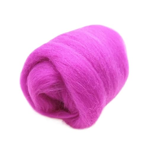 Wolle zum Nadelfilzen 200 g Wollfaser for Nadelfilzen, Nassfilzen, Wollfilzen, handgefertigtes Spinnen, DIY-Bastelmaterial Für Anfänger(32) von QAUUCP