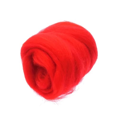 Wolle zum Nadelfilzen 200 g Wollfaser for Nadelfilzen, Nassfilzen, Wollfilzen, handgefertigtes Spinnen, DIY-Bastelmaterial Für Anfänger(45) von QAUUCP