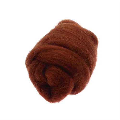 Wolle zum Nadelfilzen 200 g Wollfaser for Nadelfilzen, Nassfilzen, Wollfilzen, handgefertigtes Spinnen, DIY-Bastelmaterial Für Anfänger(50) von QAUUCP