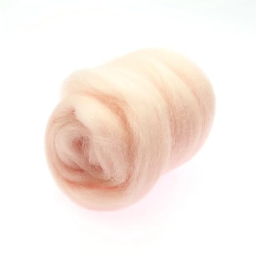 Wolle zum Nadelfilzen 200 g Wollfaser for Nadelfilzen, Nassfilzen, Wollfilzen, handgefertigtes Spinnen, DIY-Bastelmaterial Für Anfänger(64) von QAUUCP