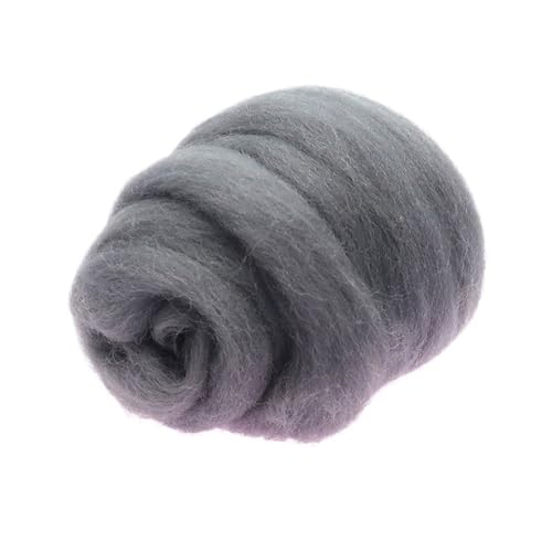Wolle zum Nadelfilzen 200 g Wollfaser for Nadelfilzen, Nassfilzen, Wollfilzen, handgefertigtes Spinnen, DIY-Bastelmaterial Für Anfänger(65) von QAUUCP