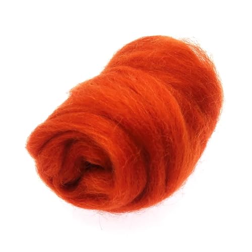 Wolle zum Nadelfilzen 200 g Wollfaser for Nadelfilzen, Nassfilzen, Wollfilzen, handgefertigtes Spinnen, DIY-Bastelmaterial Für Anfänger(66) von QAUUCP