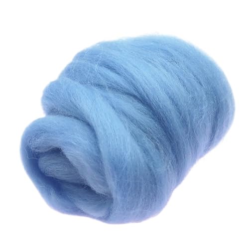 Wolle zum Nadelfilzen 200 g Wollfaser for Nadelfilzen, Nassfilzen, Wollfilzen, handgefertigtes Spinnen, DIY-Bastelmaterial Für Anfänger(70) von QAUUCP
