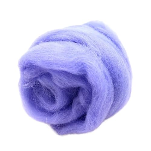 Wolle zum Nadelfilzen 200 g Wollfaser for Nadelfilzen, Nassfilzen, Wollfilzen, handgefertigtes Spinnen, DIY-Bastelmaterial Für Anfänger(77) von QAUUCP
