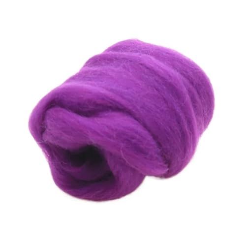 Wolle zum Nadelfilzen 200 g Wollfaser for Nadelfilzen, Nassfilzen, Wollfilzen, handgefertigtes Spinnen, DIY-Bastelmaterial Für Anfänger(87) von QAUUCP