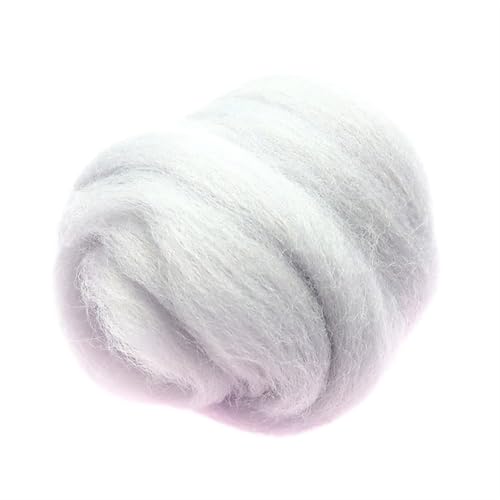 Wolle zum Nadelfilzen 200 g Wollfaser for Nadelfilzen, Nassfilzen, Wollfilzen, handgefertigtes Spinnen, DIY-Bastelmaterial Für Anfänger(88) von QAUUCP