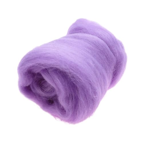 Wolle zum Nadelfilzen 200 g Wollfaser for Nadelfilzen, Nassfilzen, Wollfilzen, handgefertigtes Spinnen, DIY-Bastelmaterial Für Anfänger(91) von QAUUCP