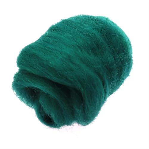 Wolle zum Nadelfilzen 200 g Wollfaser for Nadelfilzen, Nassfilzen, Wollfilzen, handgefertigtes Spinnen, DIY-Bastelmaterial Für Anfänger(96) von QAUUCP