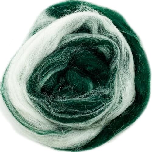 Wolle zum Nadelfilzen Filzwolle, Farbverlaufsserie, Roving-Wollfaser for Nadelfilzen, Webwollefaser for DIY-Nadelfilzen Für Anfänger(8) von QAUUCP