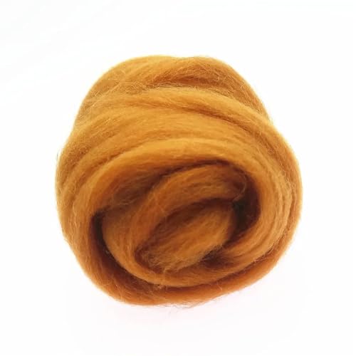 Wolle zum Nadelfilzen Filzwolle, Faserfilz, Stoff, Filz, Bastelfilz, Filzwolle, handgefertigt, Filzhandwerk Für Anfänger(16,10g) von QAUUCP