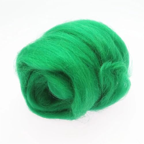 Wolle zum Nadelfilzen Filzwolle, Faserfilz, Stoff, Filz, Bastelfilz, Filzwolle, handgefertigt, Filzhandwerk Für Anfänger(26,10g) von QAUUCP