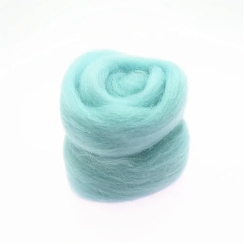 Wolle zum Nadelfilzen Filzwolle, Faserfilz, Stoff, Filz, Bastelfilz, Filzwolle, handgefertigt, Filzhandwerk Für Anfänger(40,50g) von QAUUCP