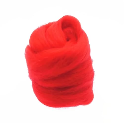 Wolle zum Nadelfilzen Filzwolle, Faserfilz, Stoff, Filz, Bastelfilz, Filzwolle, handgefertigt, Filzhandwerk Für Anfänger(45,50g) von QAUUCP