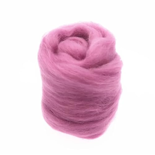 Wolle zum Nadelfilzen Filzwolle, Faserfilz, Stoff, Filz, Bastelfilz, Filzwolle, handgefertigt, Filzhandwerk Für Anfänger(56,20g) von QAUUCP