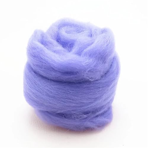 Wolle zum Nadelfilzen Filzwolle, Faserfilz, Stoff, Filz, Bastelfilz, Filzwolle, handgefertigt, Filzhandwerk Für Anfänger(77,50g) von QAUUCP