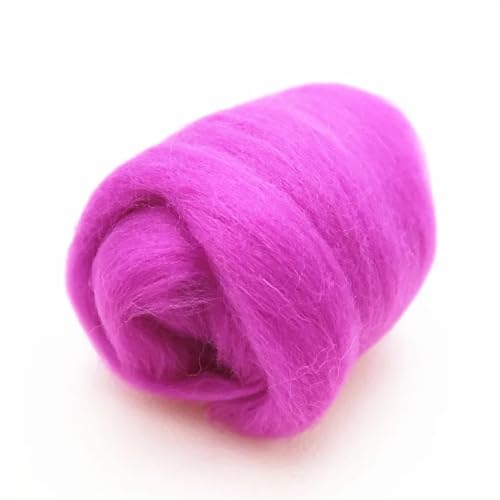 Wolle zum Nadelfilzen Filzwolle, Faserfilz, Stoff, Filz, Bastelfilz, Filzwolle, handgefertigt, Filzhandwerk Für Anfänger(85,20g) von QAUUCP