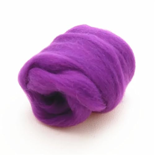 Wolle zum Nadelfilzen Filzwolle, Faserfilz, Stoff, Filz, Bastelfilz, Filzwolle, handgefertigt, Filzhandwerk Für Anfänger(87,10g) von QAUUCP