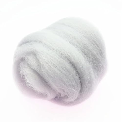 Wolle zum Nadelfilzen Filzwolle, Faserfilz, Stoff, Filz, Bastelfilz, Filzwolle, handgefertigt, Filzhandwerk Für Anfänger(88,50g) von QAUUCP