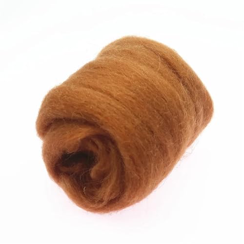 Wolle zum Nadelfilzen Filzwolle, Faserfilz, Stoff, Filz, Bastelfilz, Filzwolle, handgefertigt, Filzhandwerk Für Anfänger(92,10g) von QAUUCP