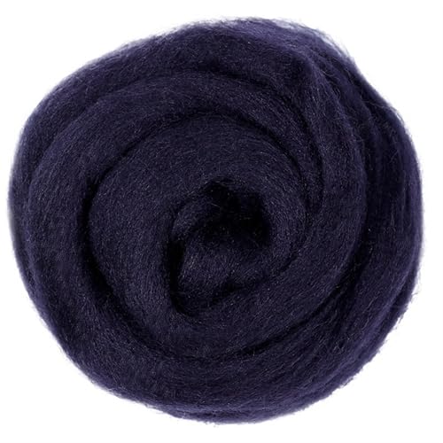 Wolle zum Nadelfilzen Filzwolle Farben 50g Weiche Wollfaser Roving Wolle for Nadelfilzen und Handarbeit DIY Geeignet for Anfänger Für Anfänger(47) von QAUUCP