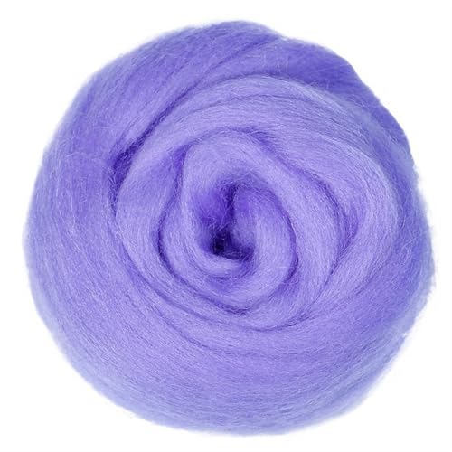Wolle zum Nadelfilzen Filzwolle Farben 50g Weiche Wollfaser Roving Wolle for Nadelfilzen und Handarbeit DIY Geeignet for Anfänger Für Anfänger(77) von QAUUCP