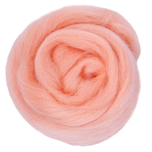 Wolle zum Nadelfilzen Filzwolle Farben 50g Weiche Wollfaser Roving Wolle for Nadelfilzen und Handarbeit DIY Geeignet for Anfänger Für Anfänger(99) von QAUUCP