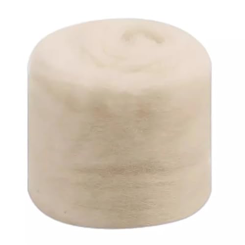 Wolle zum Nadelfilzen Nadelfilzen, gemischtes Kammgarn, Nadelfilzwolle, handgefärbte Wolle, gemischtes natürliches Wollkammgarn Für Anfänger(33,10g) von QAUUCP
