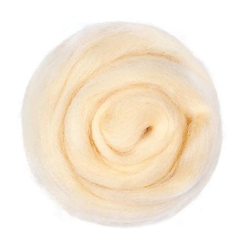 Wolle zum Nadelfilzen Nadelfilzen Wollfilz for Basteln Filz Basteln Filzwolle Handarbeit Filzen Basteln Für Anfänger(17,10g) von QAUUCP