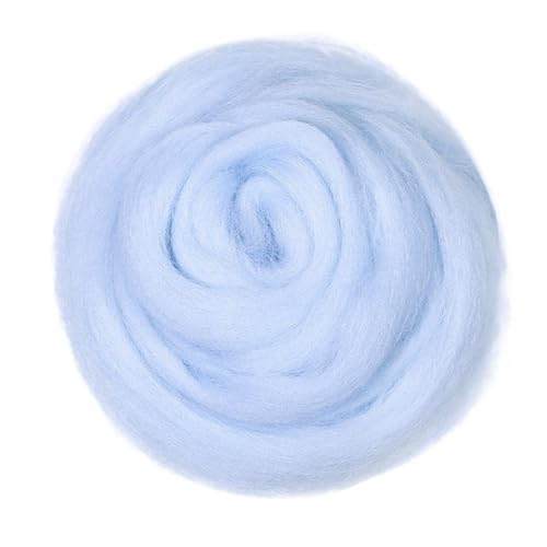 Wolle zum Nadelfilzen Spinnwolle Roving for Nadelfilzen Mehrfarbiger Wollfaserfilz Stoff Filz Handwerk Handarbeit DIY Für Anfänger(Type 12) von QAUUCP