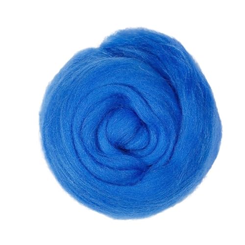 Wolle zum Nadelfilzen Spinnwolle Roving for Nadelfilzen Mehrfarbiger Wollfaserfilz Stoff Filz Handwerk Handarbeit DIY Für Anfänger(Type 19) von QAUUCP