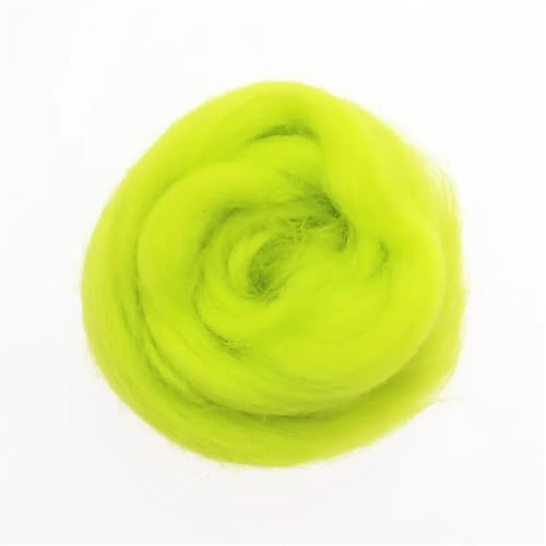 Wolle zum Nadelfilzen Wollfaser Wolle Roving Nadelfilzen Handgemachte Spinnerei DIY Handwerk Materialien Werkzeug Für Anfänger(10,50g) von QAUUCP